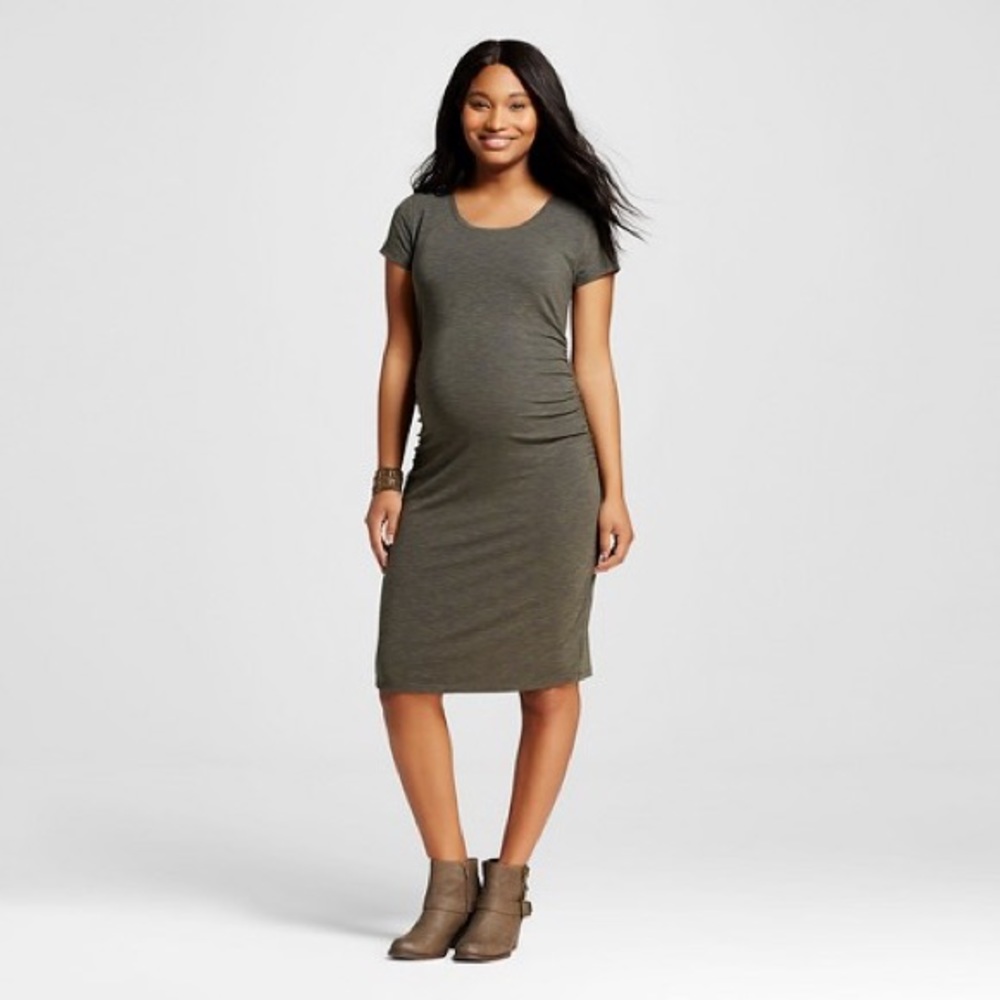 BEAUTIFUL Olive Maternity Dress!